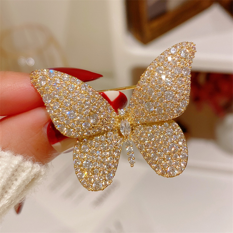 Butterfly Brooch (Zircons)
