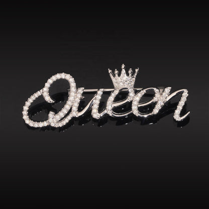 Queen Brooch (Moissanite & 925 Silver)