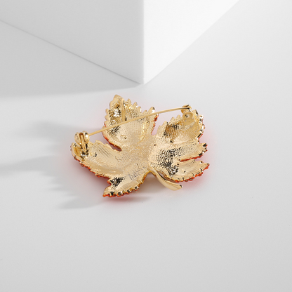 Foglia Brooch (Crystals)