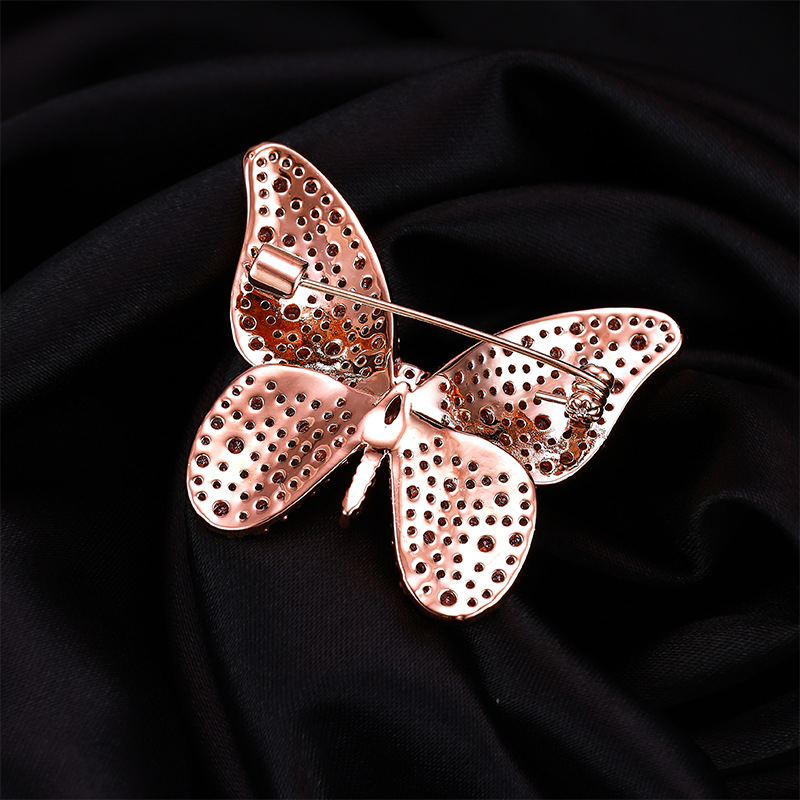 Butterfly Brooch (Zircons)