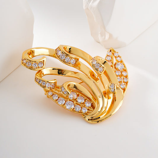 Pamela Brooch (Zircon stones)