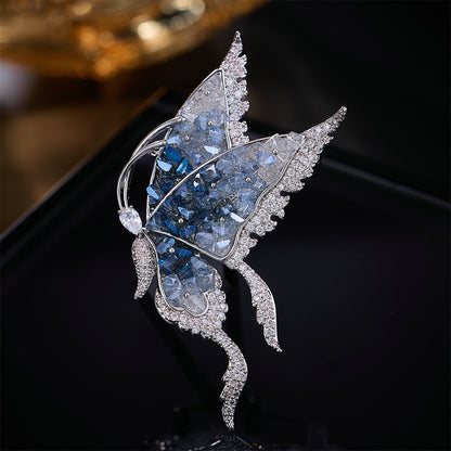 Vanessa Brooch (Crystal Zircon)