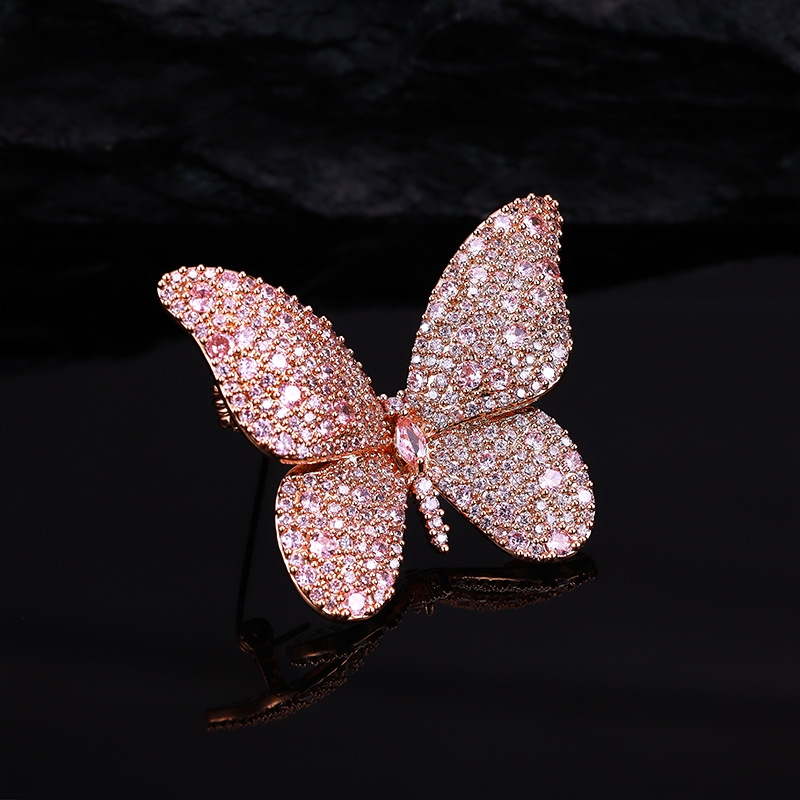 Butterfly Brooch (Zircons)