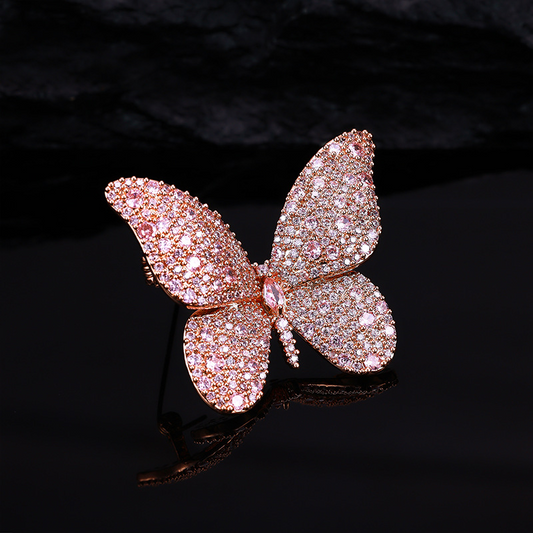 Butterfly Brooch (Zircons)