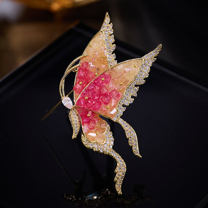 Vanessa Brooch (Crystal Zircon)