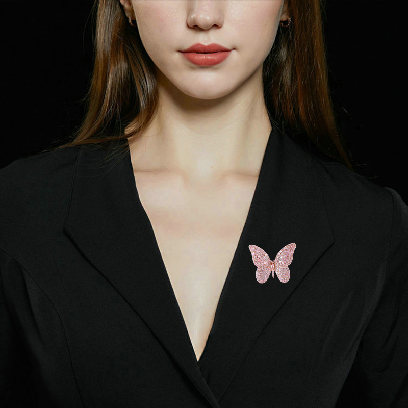 Butterfly Brooch (Zircons)