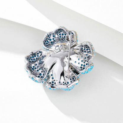 Turchese Brooch (Zircons)