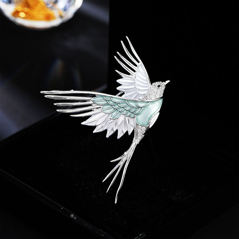 Colibrì Brooch (Enamel)