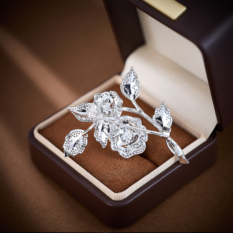 LeRose Brooch (Zircons)