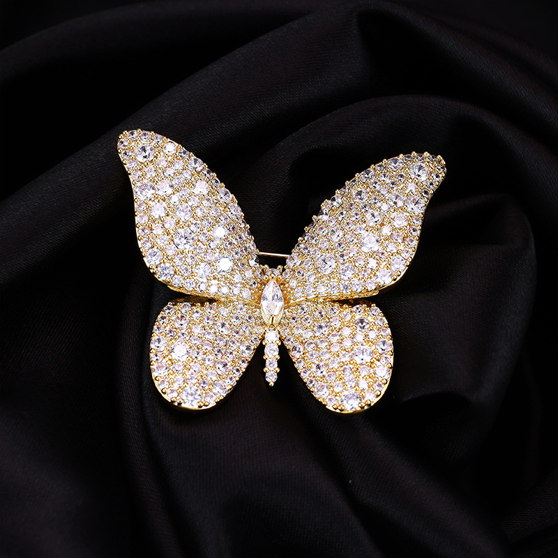 Butterfly Brooch (Zircons)