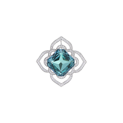 Zaffira Brooch (Blue Crystal)