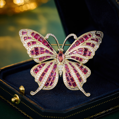 LaFarfalla Brooch (Brilliant Zircons)
