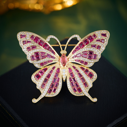 LaFarfalla Brooch (Brilliant Zircons)