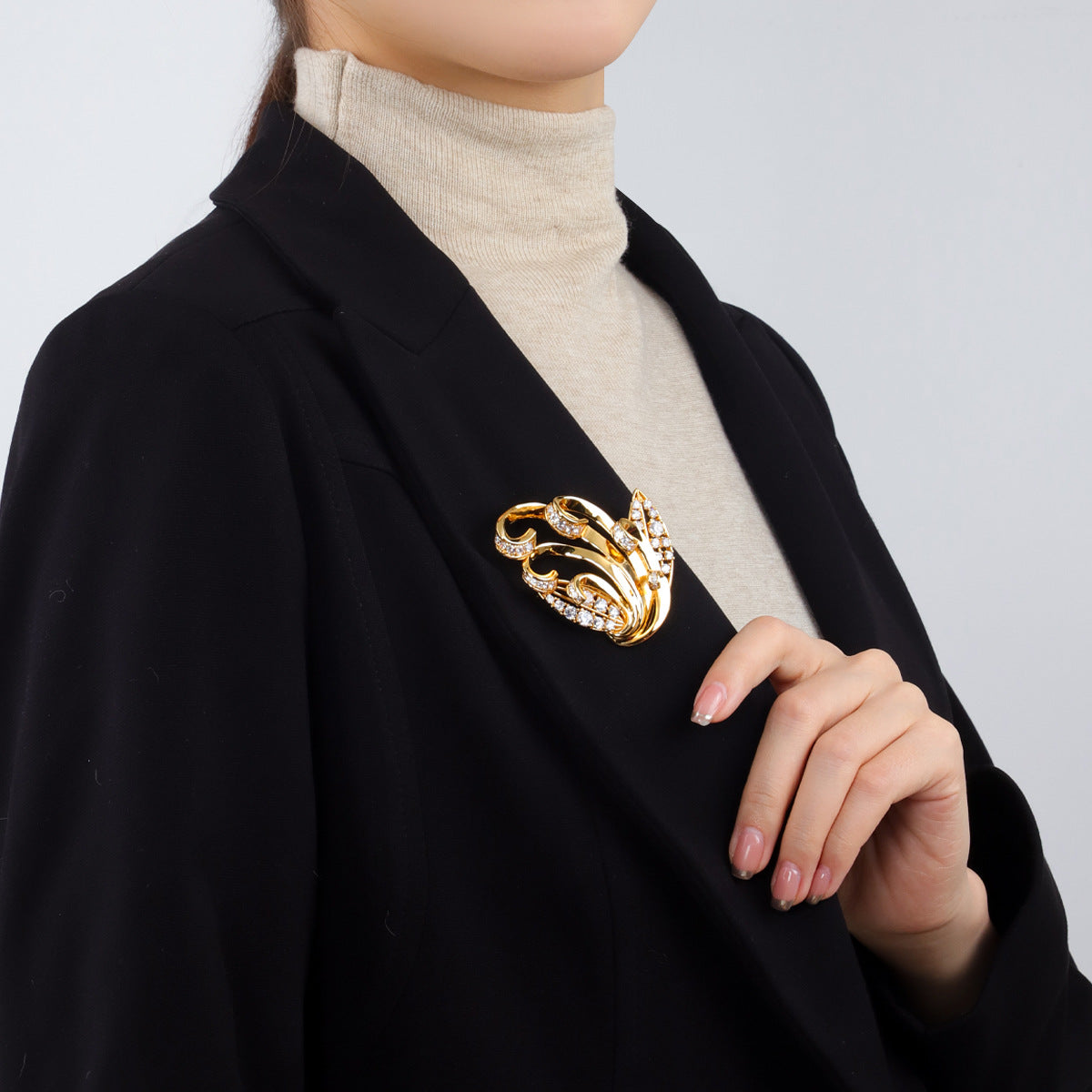 Pamela Brooch (Zircon stones)