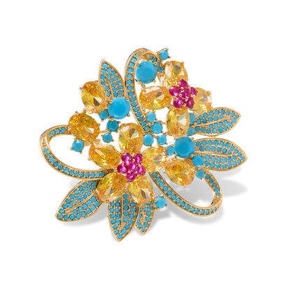 Fiorella Brooch (Brilliant Zircon)