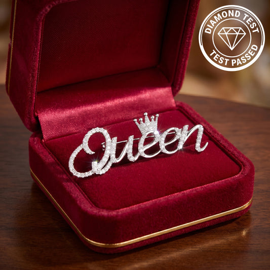 Queen Brooch (Moissanite & 925 Silver)