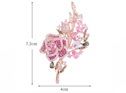 Broche Rosalinda (Rosa Rosa)