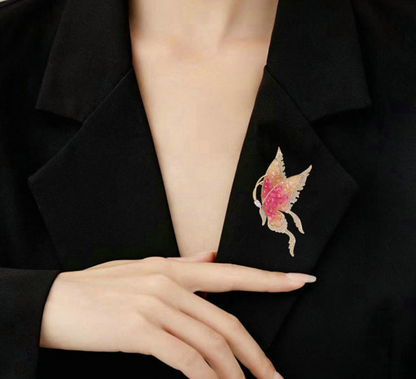 Vanessa Brooch (Crystal Zircon)