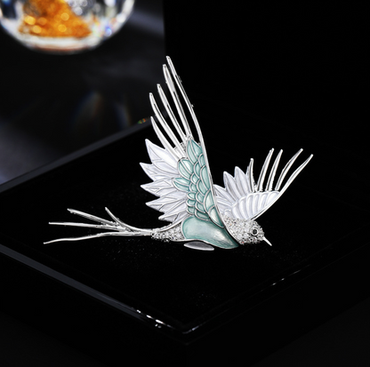 Colibrì Brooch (Enamel)