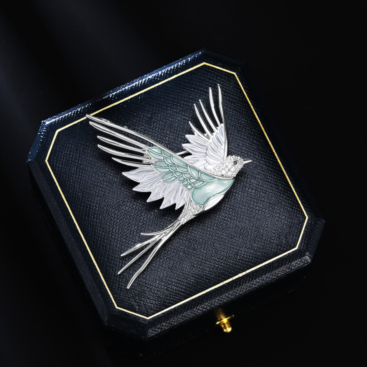 Colibrì Brooch (Enamel)