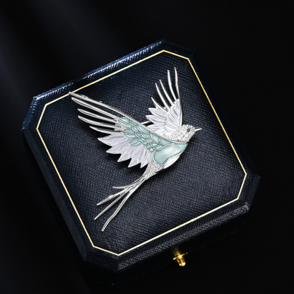 Colibrì Brooch (Enamel)