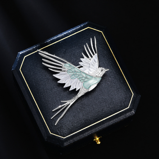 Colibrì Brooch (Enamel)