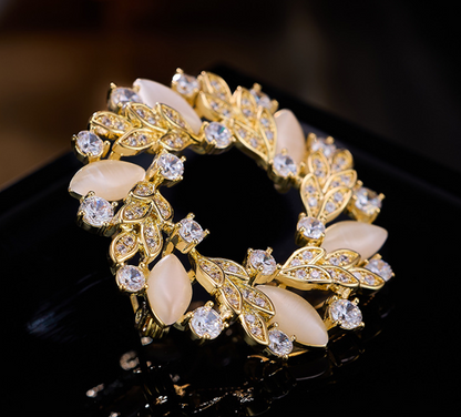 Caesar Brooch (Brilliant Zircons)