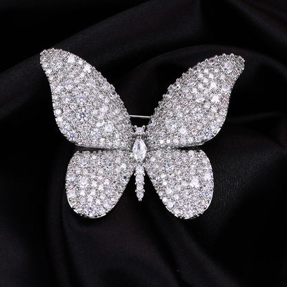 Butterfly Brooch (Zircons)